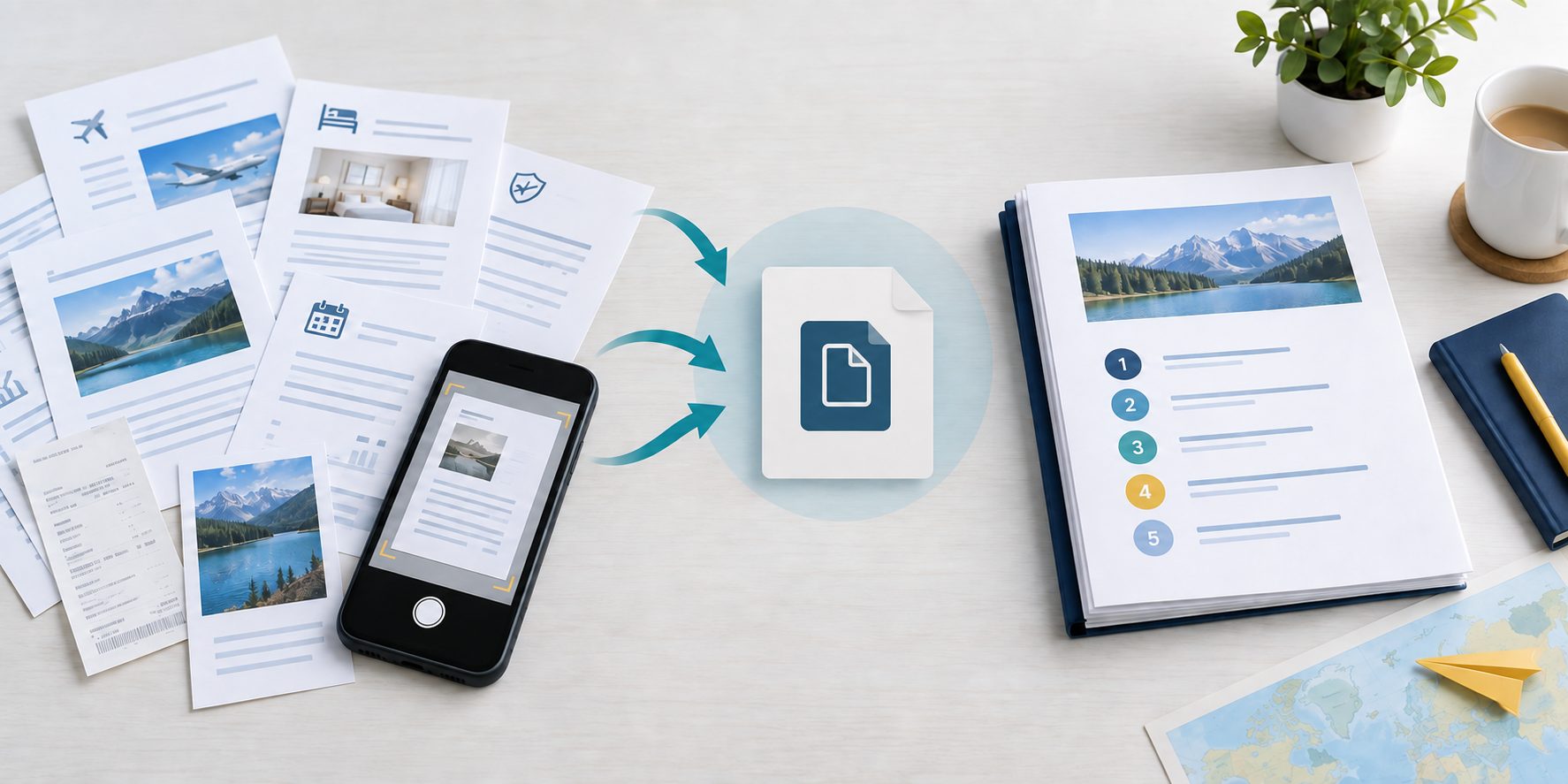 How to Combine Canada Visitor Visa Documents into One PDF for IRCC illustration